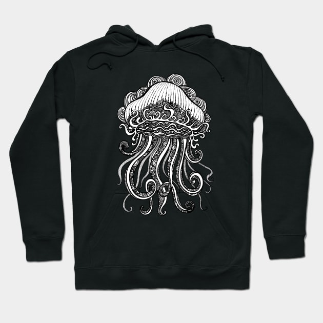 Inked JellyFish Hoodie by OfficeInk